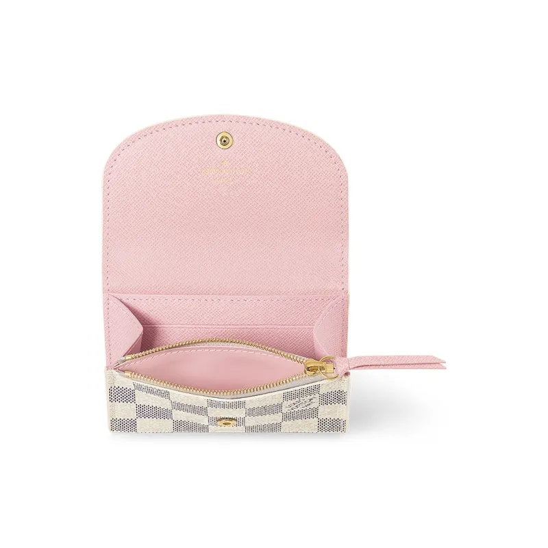 LOUIS VUITTON CHRISTOPHER Cow Leather Wallet Women's White-4