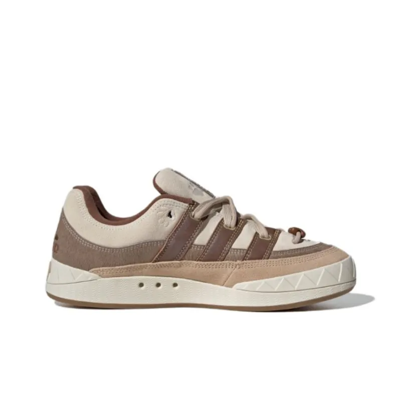 Adidas Originals Adimatic Anti Slip Wear Resistant Low Top Skateboard Shoes Unisex Brown-1