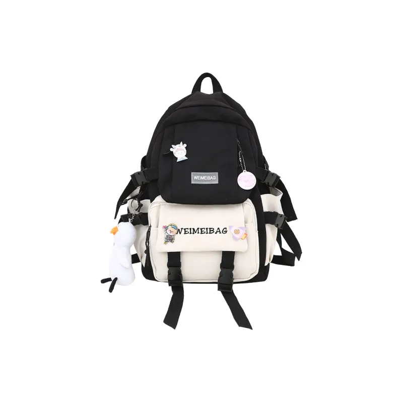 Venerable Brahma Nylon Backpack Women's Black/Red/Green/Blue-11