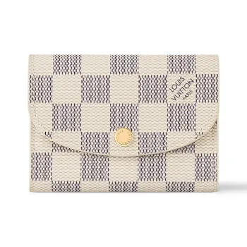 LOUIS VUITTON CHRISTOPHER Cow Leather Wallet Women's White