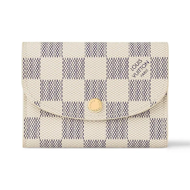 LOUIS VUITTON CHRISTOPHER Cow Leather Wallet Women's White-0