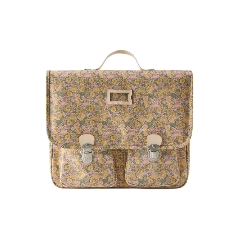ZARA Polyester Backpack Regular Women's Brown Multicolor-0