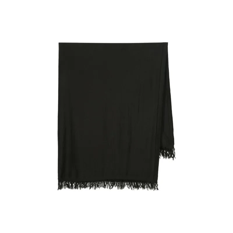 RICK OWENS Knitted Cashmere Scarf-1