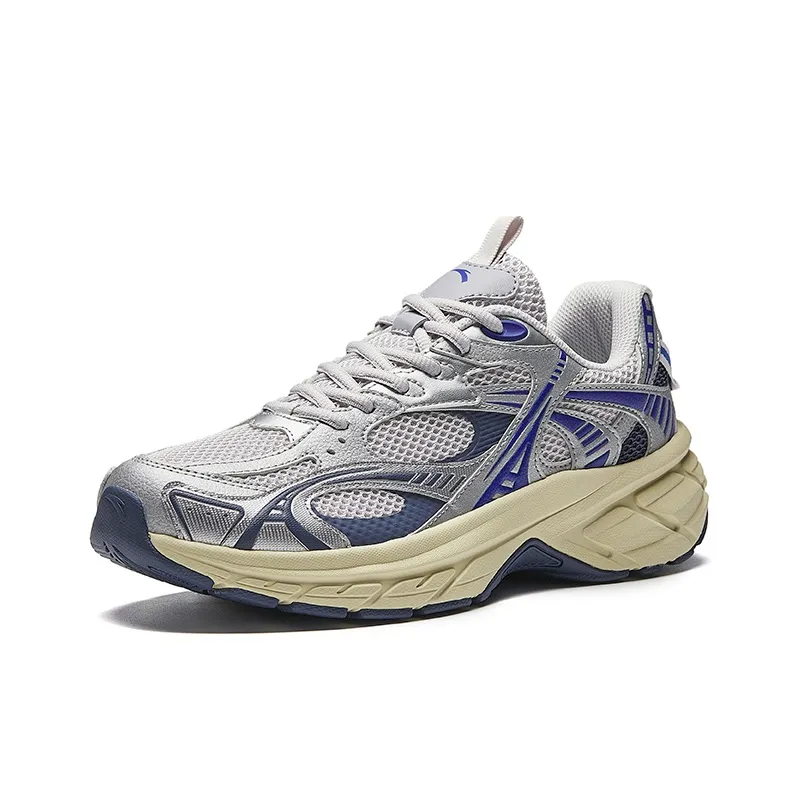 Anta Low Top Running Shoes Men's Silver Gray Blue-1