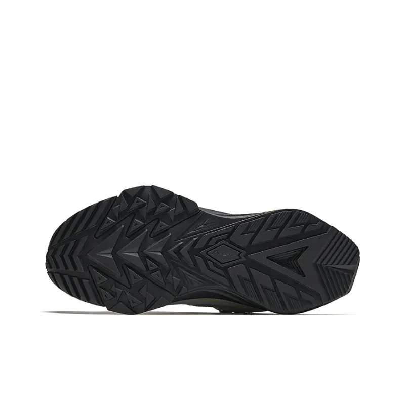 Anta Non slip Wear resistant Shock Absorption Low Top Casual Running Shoes Men's Gray Green-4