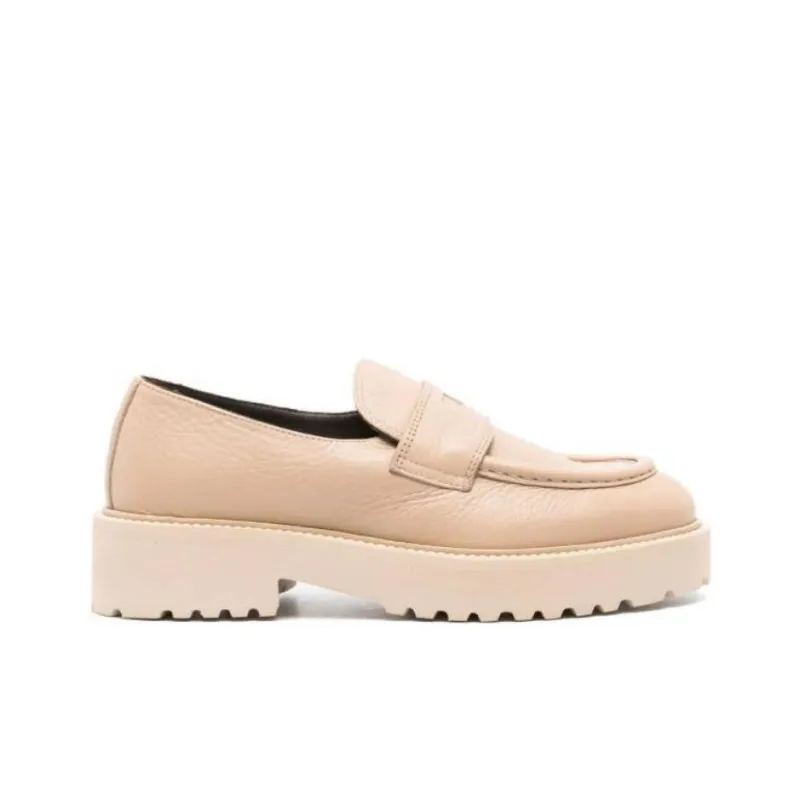 DOUCAL'S Leather Penny Loafers Women's-1
