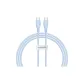 [100W Fast Charging | Compatible with Apple 15-16 Fast Charging Cable]Starry Sea Blue 1m