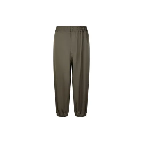 CROQUIS Casual Pants Men 310 Gray Army Green