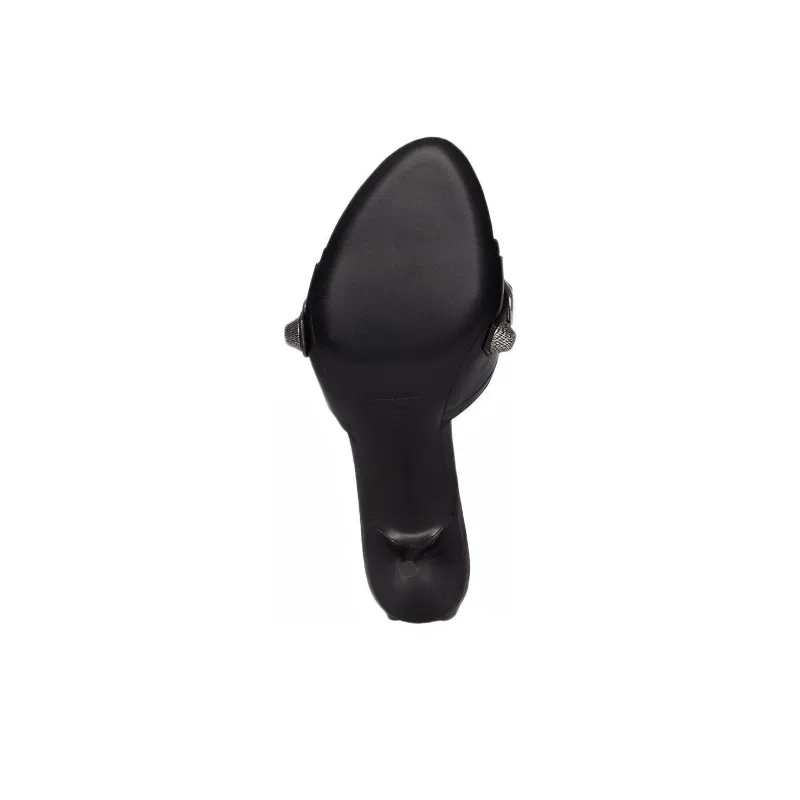 Balenciaga Cagole Sandals 'Leather Black' Women's-5