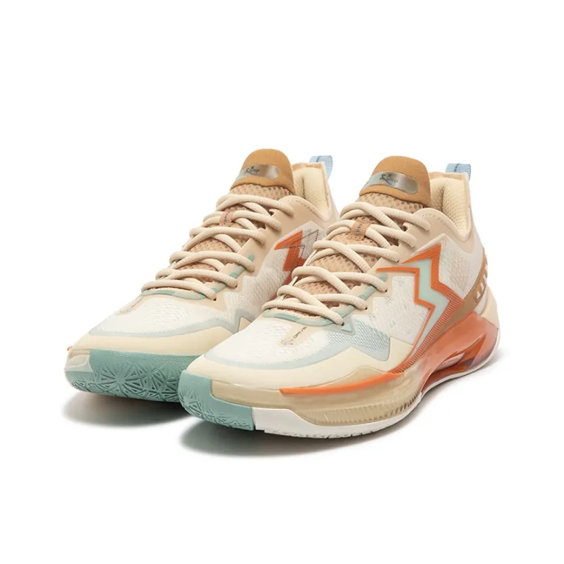 361° BIG3 5.0 Quick PRO Basketball Shoes Men Low Top Sago/Malt Light Brown-2