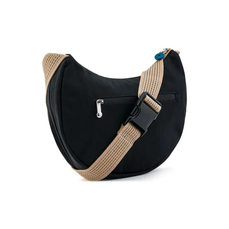 Kipling Polyamide Crossbody Bag, Shoulder Bag Women's Black Beige-2