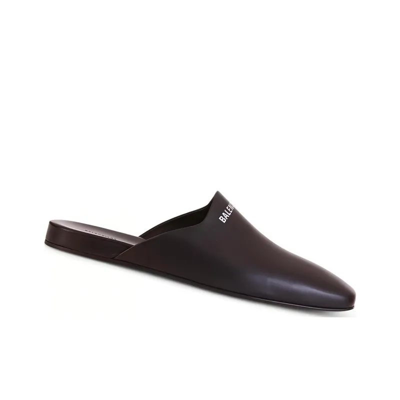 Balenciaga Cosy Mules Black Leather-2