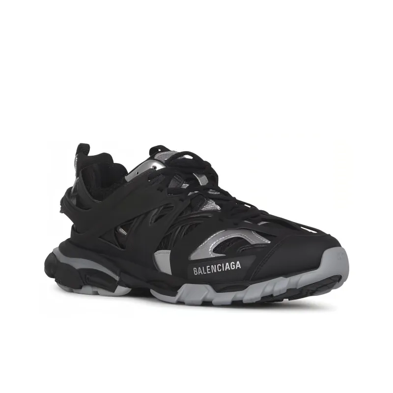 Balenciaga Track Black Silver-1
