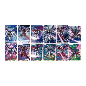 Pizzahut x GUNDAM Seed Astray Card Front And Back 6 Designs In Total IP/Anime Cards 6 Piece Set