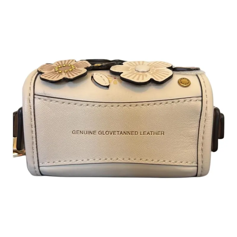 COACH Tanned Leather Material Bag Accessory Women's White Beige-5