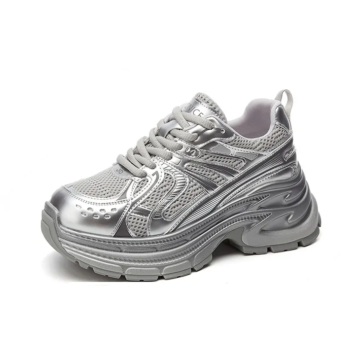Jin Baichuan Height Increasing Wear-Resistant Low-Top Chunky Sneakers Women's-11