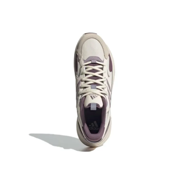 Adidas Ozwave Anti-Slip Wear-Resistant Low-Top Chunky Sneakers Unisex White-3