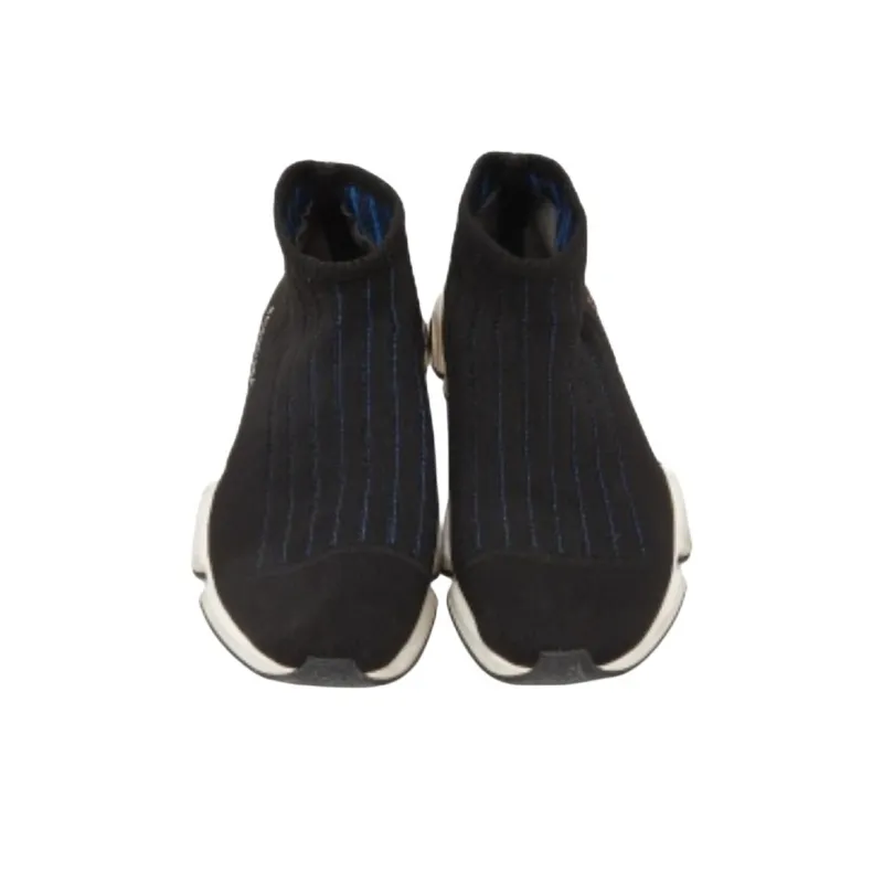 Balenciaga Speed Trainer Low 'Navy Stripes'-4