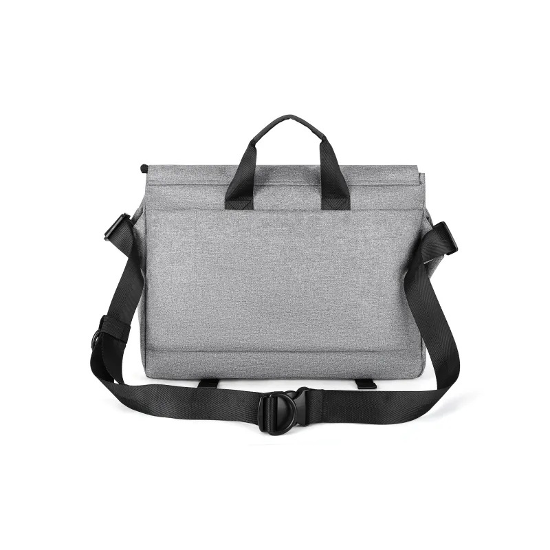 JEANSWEST Fabric Messenger Bag, Shoulder Bag, Crossbody Bag, Backpack, Handbag Regular Unisex Gray-2