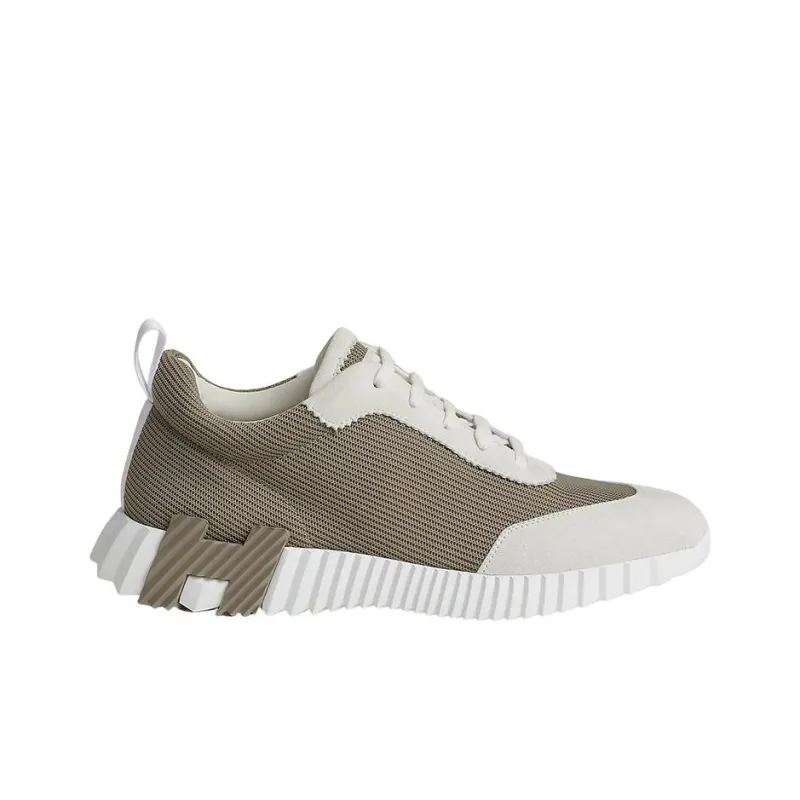 HERMES Bouncing Low Top Sports Casual Shoes Men's Elephant Gray-1
