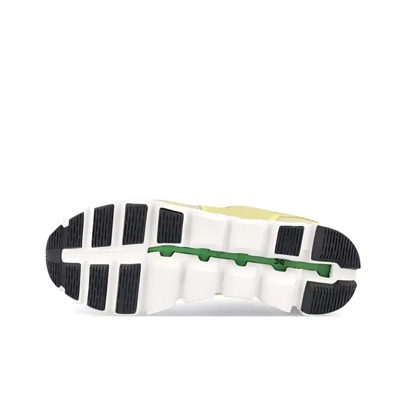 On Cloud 5 Push Durable Breathable Low Top Running Shoes Men's Yellow Green-4