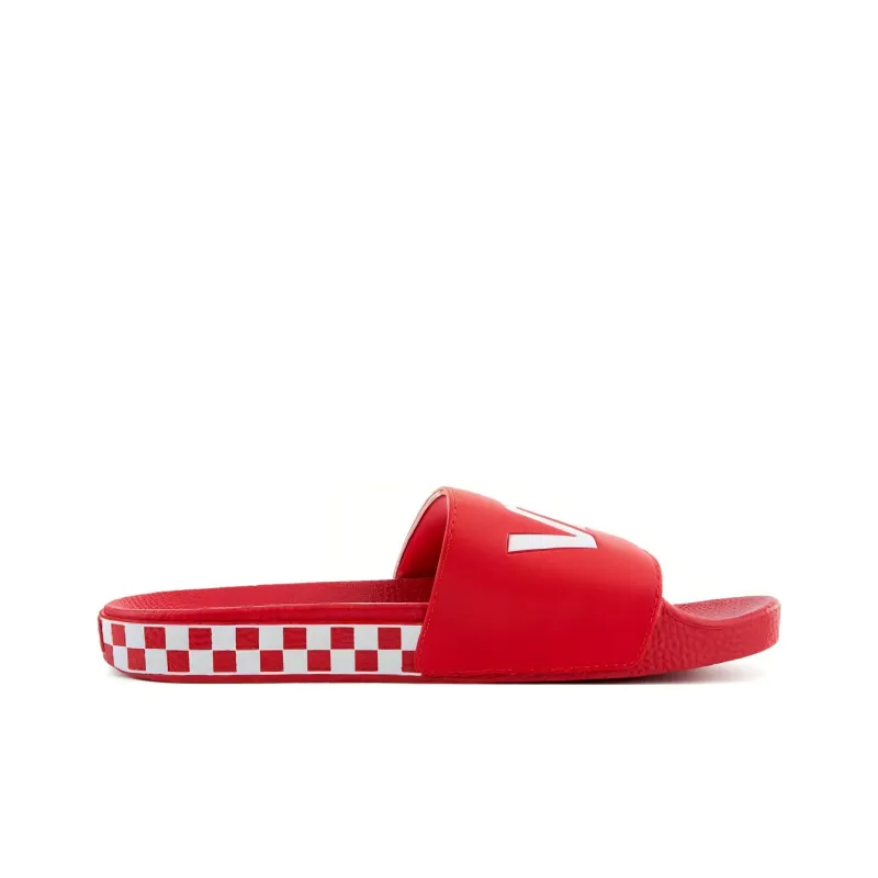 Vans Slip Resistant Abrasion Resistant Slide Slippers Men's Red-1