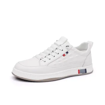 Playboy Playboy Slip Resistant Low Top Skateboard Shoes Men's White