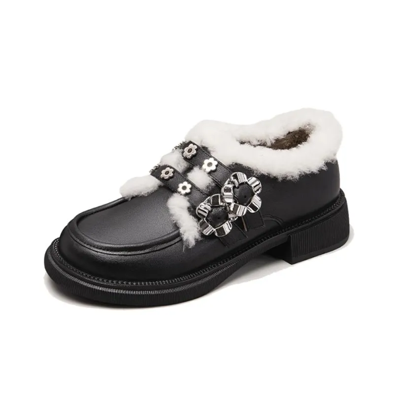 Lily Wei Loafers Women's Red Brown/Black-5