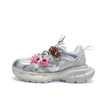 KUX Cushioned Slip Resistant Breathable Low Top Chunky Sneakers Women's