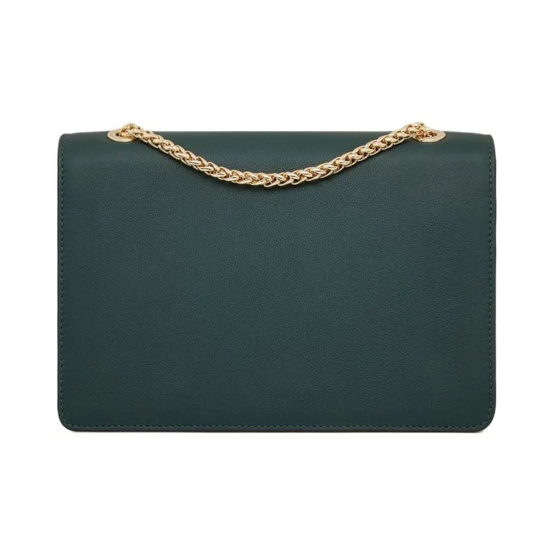 Strathberry Smooth Calf Leather Shoulder Bag Crossbody Bag Women's Dark Green-2