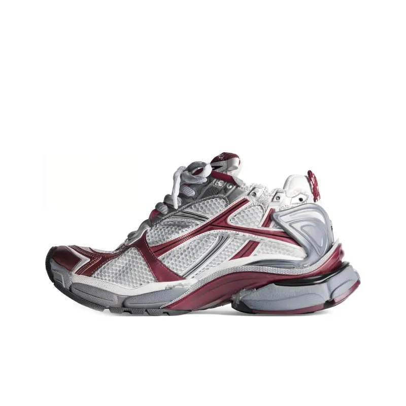 Balenciaga Runner Low Top Casual Shoes Women's Red-0