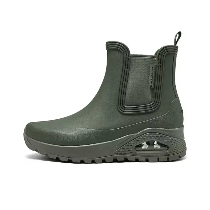 Skechers Street Anti Slip Wear Resistant Mid Top Casual Shoes Women's Olive Green-0