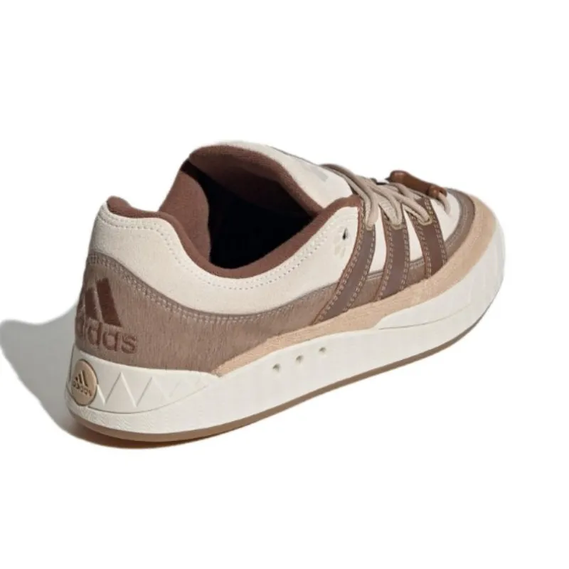 Adidas Originals Adimatic Anti Slip Wear Resistant Low Top Skateboard Shoes Unisex Brown-2