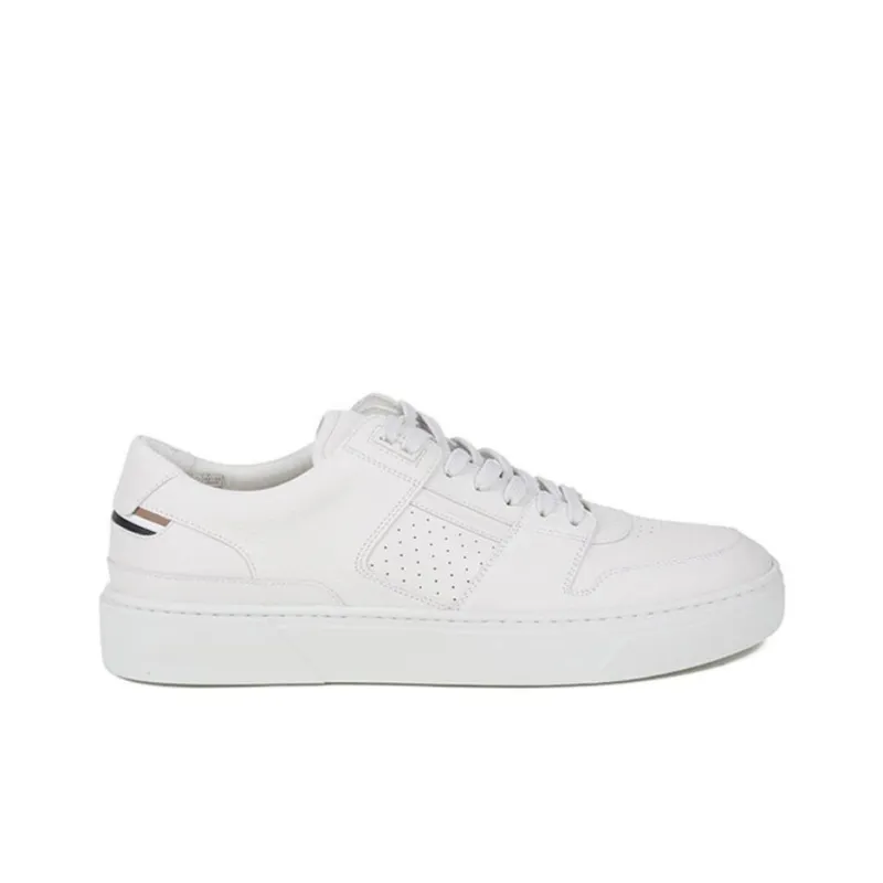 HUGO BOSS Low Top Skateboard Shoes Men's White-1