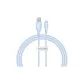 [2.4A Fast Charging | Compatible with Apple 6-14 Fast Charging Cables]Starry Sea Blue 1m