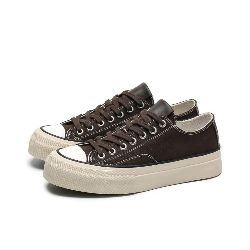 TC Tcmade 005 Low Top Canvas Shoes Unisex Coffee-2