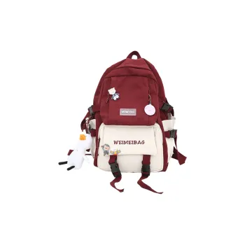 Venerable Brahma Nylon Backpack Women's Black/Red/Green/Blue