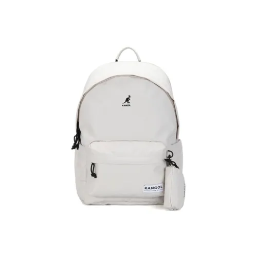 KANGOL Polyester Backpack Medium Size Men's Beige
