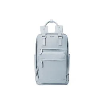 JEANSWEST Fabric Backpack Laptop Bag Regular Unisex Army Green/Gray Blue/Mint Green/Gray Brown