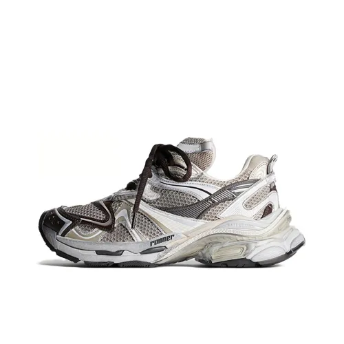 Balenciaga Casual Shoes Women's Low-Top Gray White