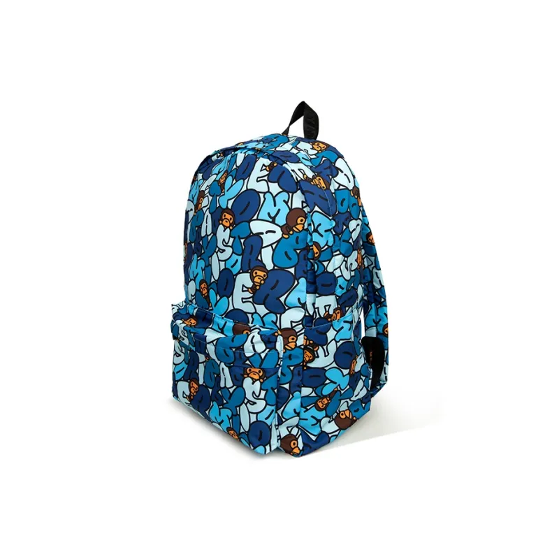 BABY MILO STORE BY A BATHING APE Polyester Backpack Regular Unisex Blue/Green-2