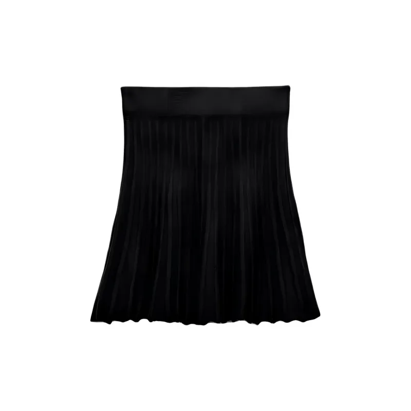 ZARA Casual Short Skirts Women's Black-1