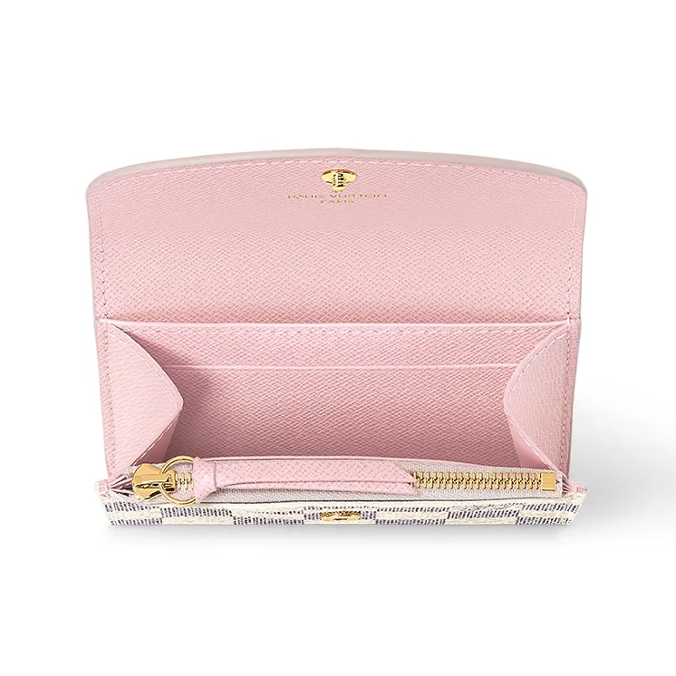LOUIS VUITTON CHRISTOPHER Cow Leather Wallet Women's White-3