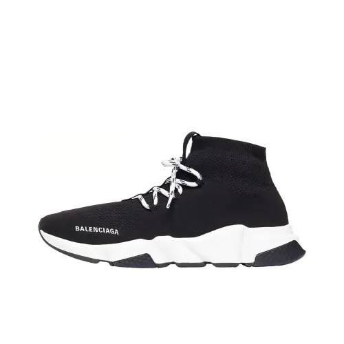 Balenciaga Speed Trainer Lace-Up 'Black White'