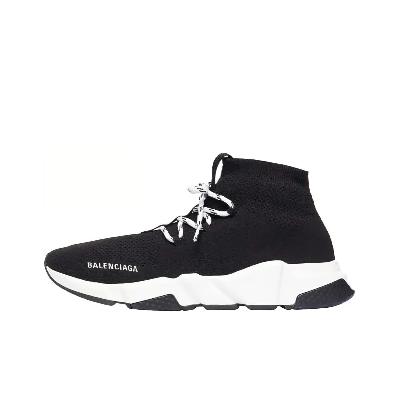 Balenciaga Speed Trainer Lace-Up 'Black White'-0