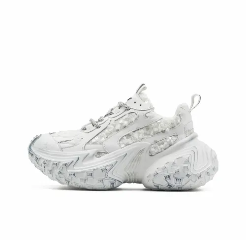 Little Sue Chunky Sneakers Women's Low-Top White
