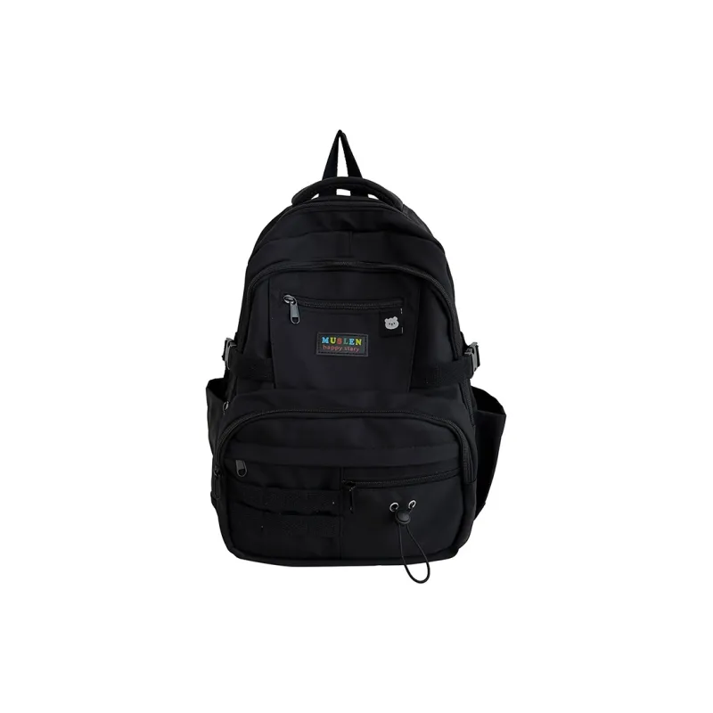 KAKAXI Nylon Backpack Women's Black/Pink/Yellow/Blue-0