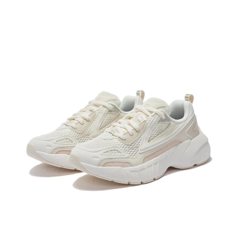 FILA FUSION CRED Leader Anti Slip Wear Resistant Low Top Casual Shoes Women's White-1