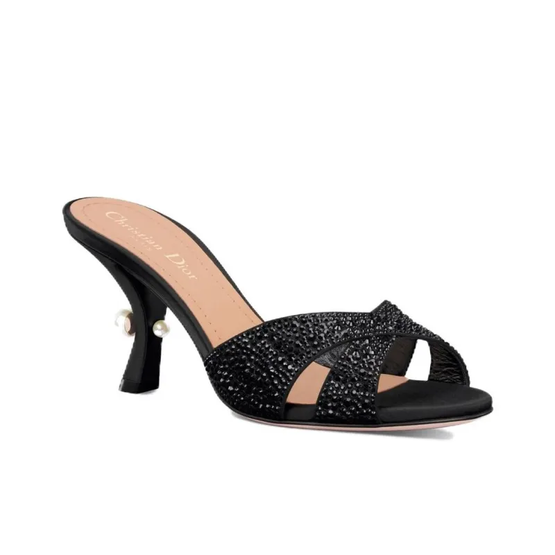 DIOR Tribales Slip Resistant Slide Slippers Women's Black-2