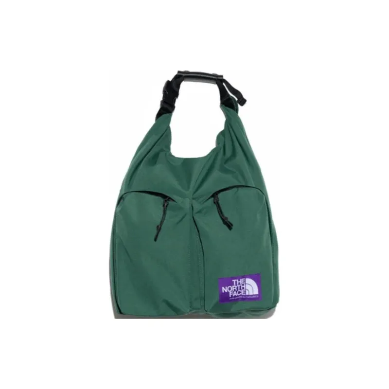 THE NORTH FACE PURPLE LABEL Recycled Polyester Canvas One Shoulder Handbags Unisex Green-0